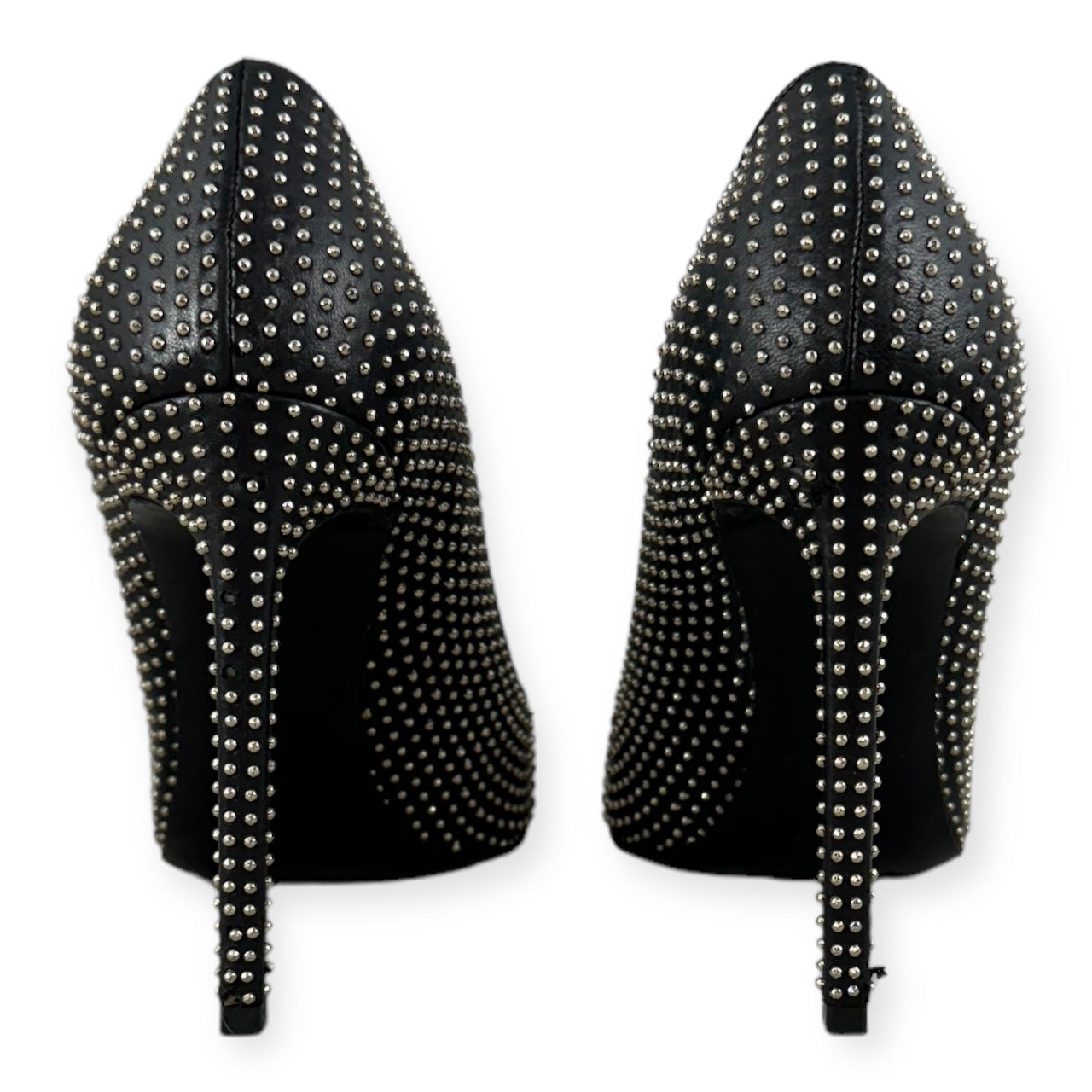 SAINT LAURENT Studded Paris Pumps in Black | Size 39