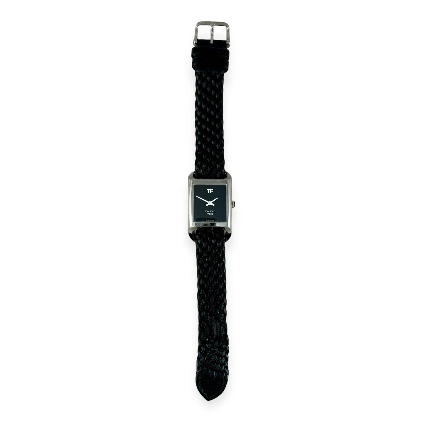 TOM FORD 004 Ocean Plastic Strap Watch in Black