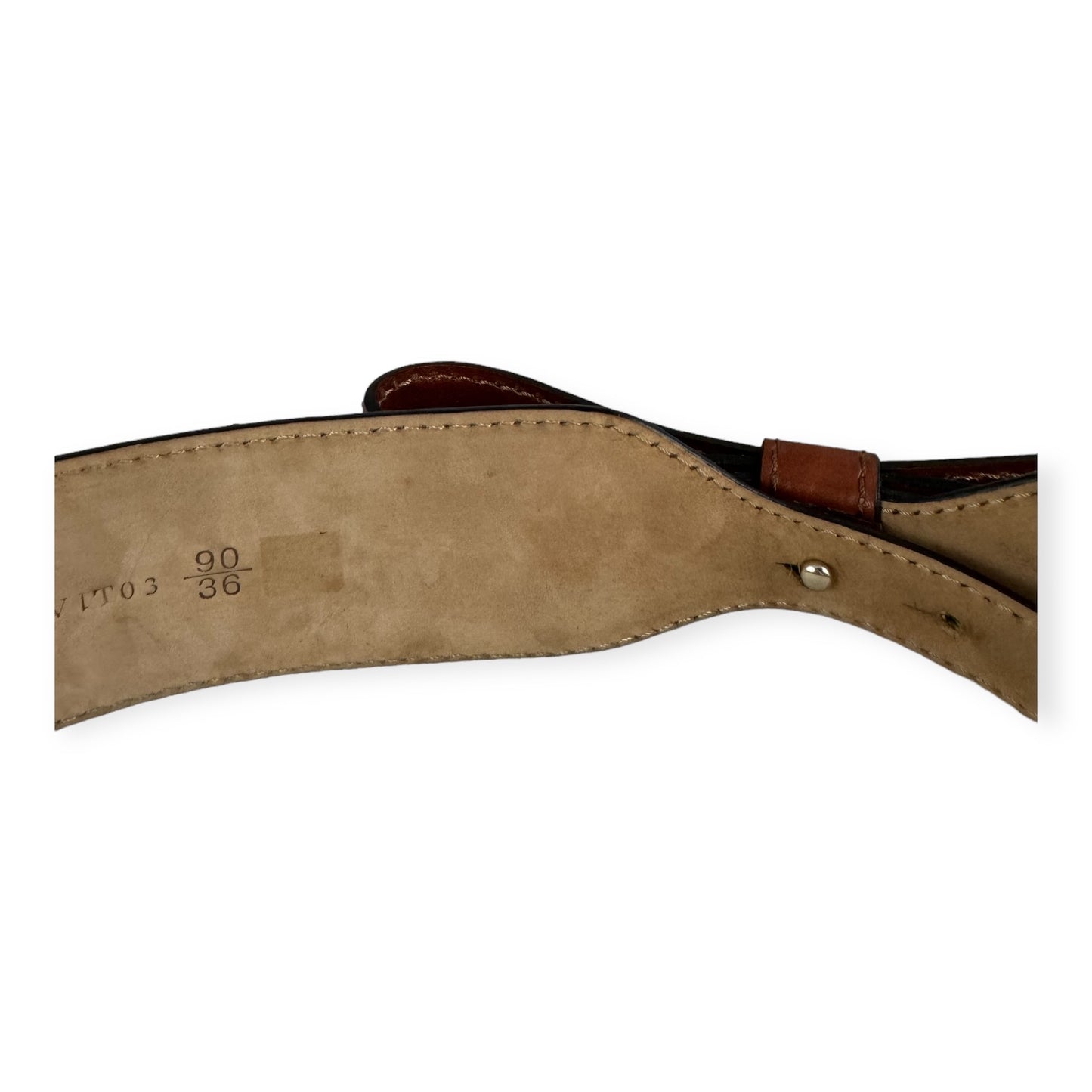 VALENTINO GARAVANI Bow Belt in Cognac | Size 90/36