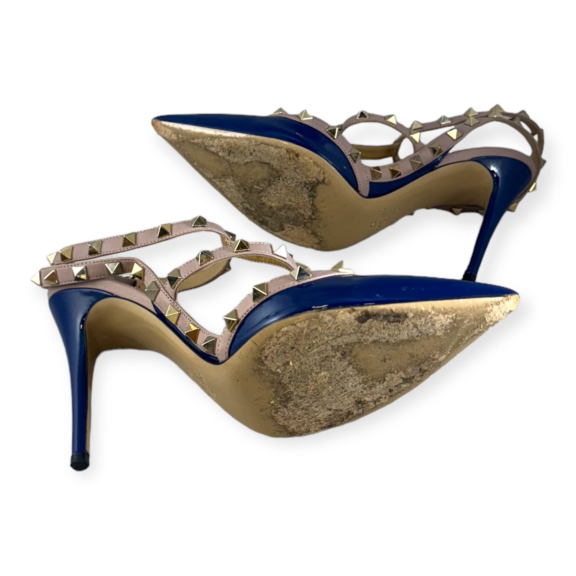 Valentino Garavani Rockstud Pumps in Blurple Size 40