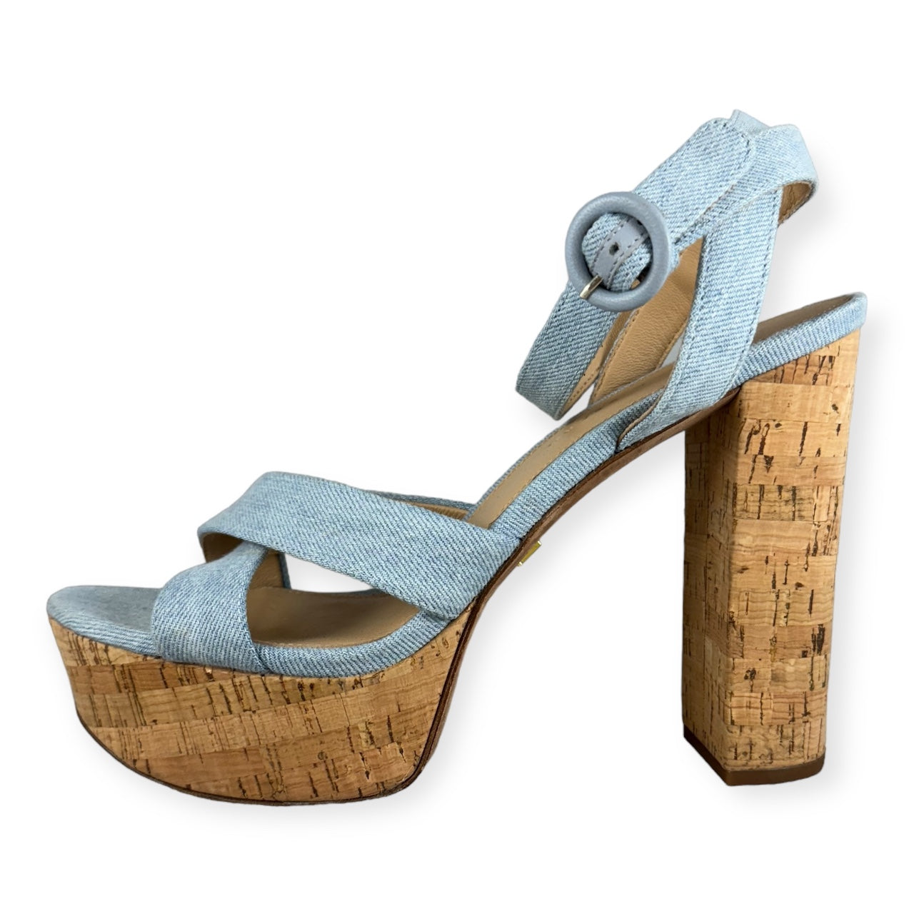 VERONICA BEARD Denim Sandals in Light Blue | Size 40