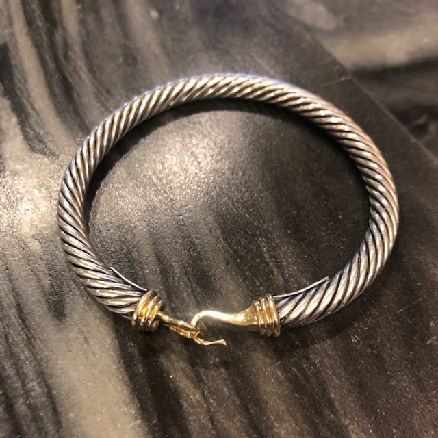 David Yurman Cable Buckle Bracelet, 5mm-SOLD - More Than You Can Imagine