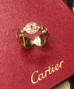CARTIER Pave Disc Ring