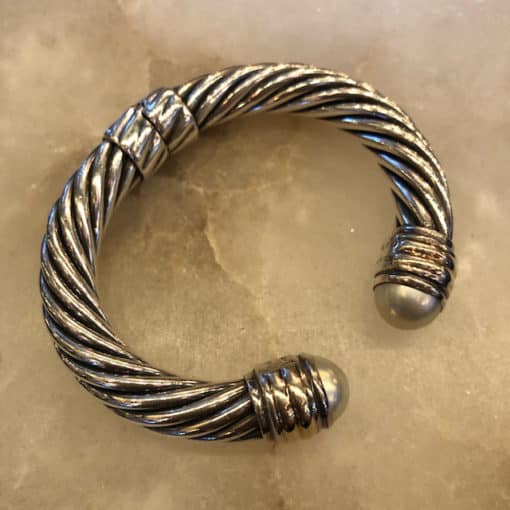 DAVID YURMAN Cable Classic Hinged Pearl Bracelet 10mm - More Than You ...