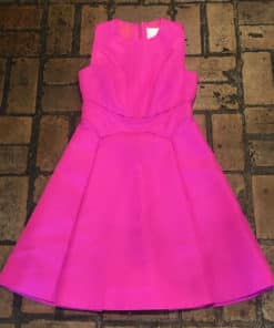 CHADO Ralph Rucci Neon Pink Dress