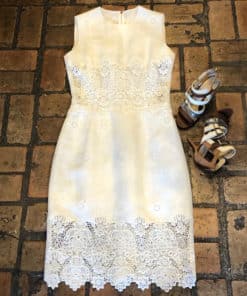Dolce Gabbana Floral Emboidered Dress