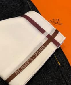 HERMES Linen Handkerchief