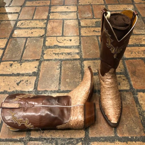 Lucchese Full Quill Cowboy Boots 3