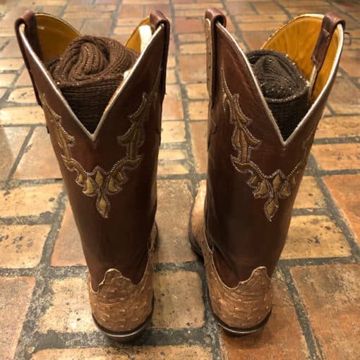 Lucchese Full Quill Cowboy Boots 4