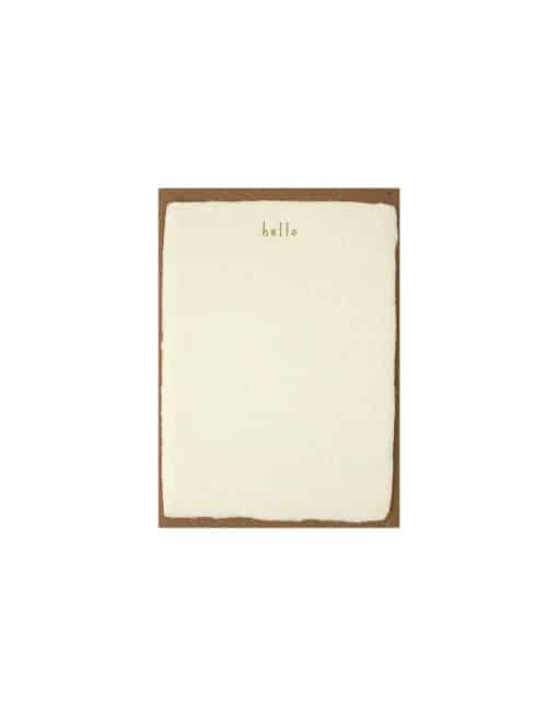 oblation papers press hello deckled note