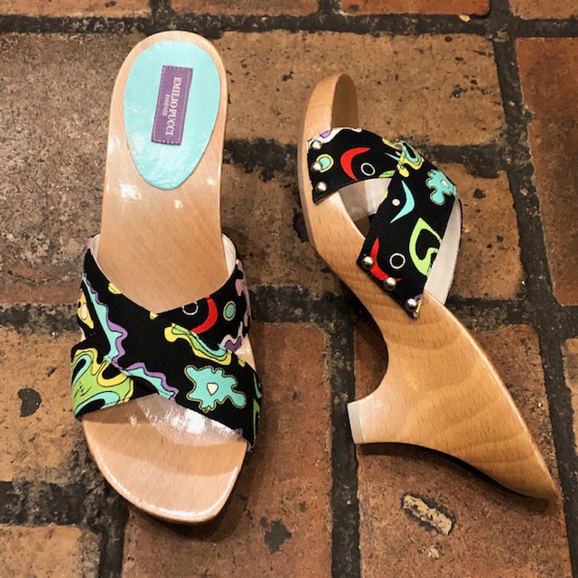 Emilio Pucci Print Wedge Sandals - More Than You Can Imagine