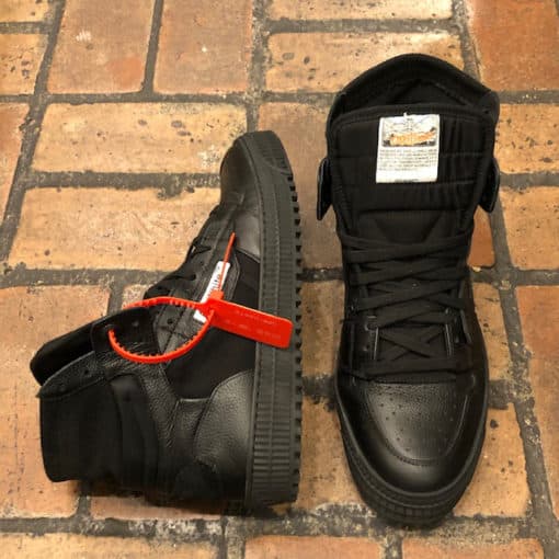 Off White Off Court Black Sneakers 2