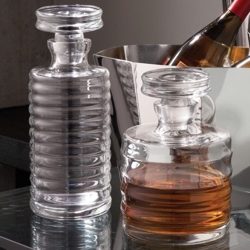 Ribbed Decanters