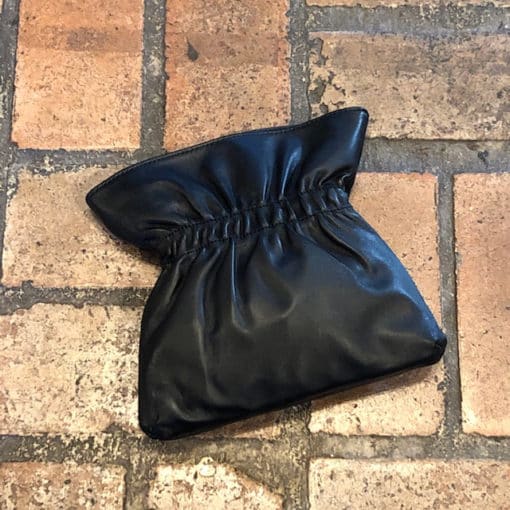 Sondra Roberts Crossbody Clutch in Black Leather 2