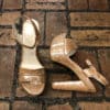 Stuart Weitzman Pearlized Cork Sandal 1