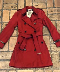BURBERRY Red Trench 1