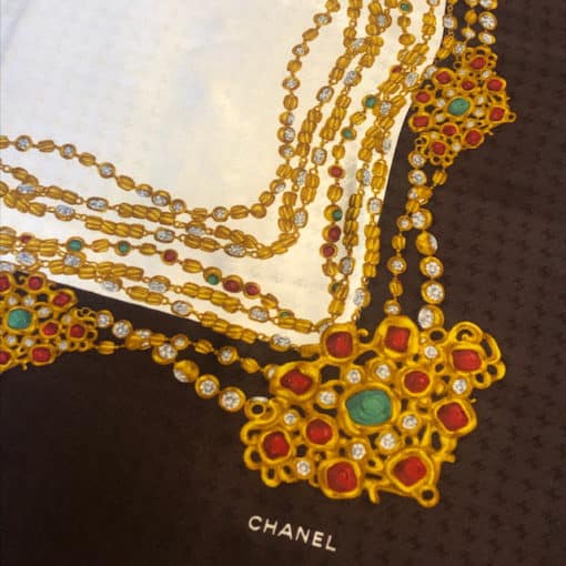 CHANEL Jewel Necklace Scarf 2