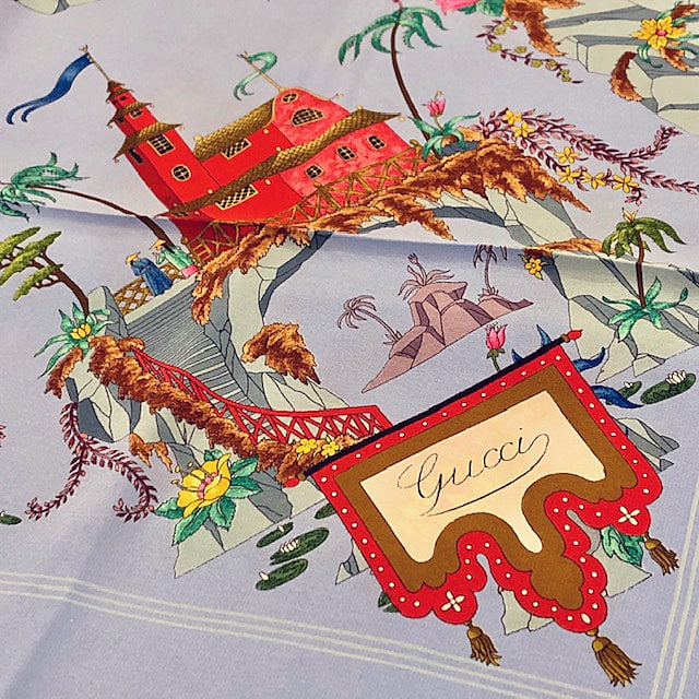 GUCCI Japanese Gardens Scarf - More Than You Can Imagine