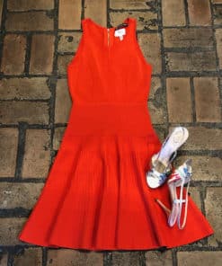 Milly Knit Fit Flair Dress 1