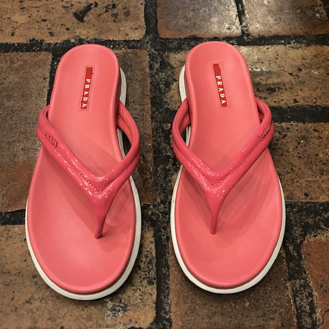 PRADA Linea Rossa Flip Flop Sandals - More Than You Can Imagine