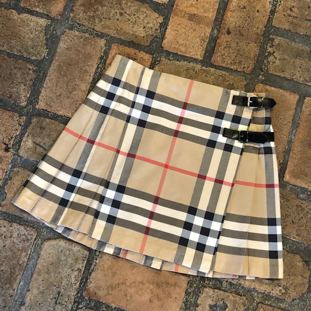 BURBERRY Novacheck Pleated Skirt - More Than You Can Imagine