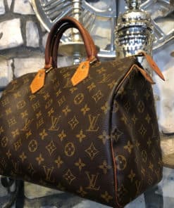 Louis Vuitton Mon Monogram Speedy Bandoulière 30 - Brown Handle Bags,  Handbags - LOU242552