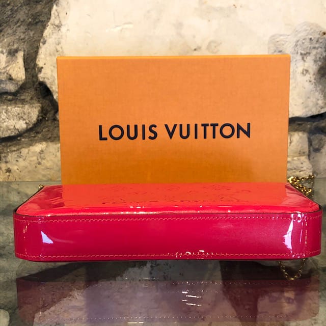 Louis Vuitton Felicie Monogram Fuchsia Clutch Crossbody (SP2186