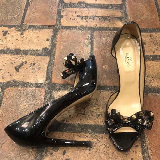 VALENTINO Rockstud Couture Bow D Orsay Pump 4
