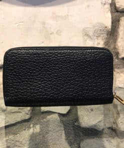 Burberry Pebbled Leather Zippy Wallet 2