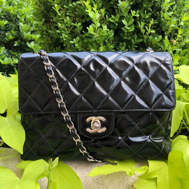 CHANEL Vintage Patent Leather Crossbody Shoulder Flap Bag - More Than You  Can Imagine