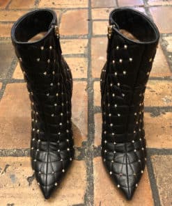 Valentino Quilted Rockstud Booties 5