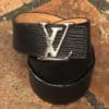 LOUIS VUITTON Reversible Black Multicolore LV Cut Belt - More Than