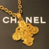 CHANEL Cross Pendant Necklace