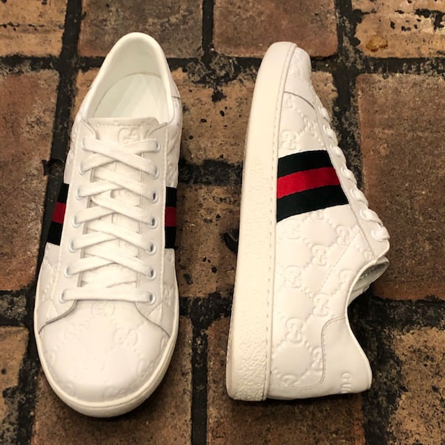 GUCCI Guccissima Ace Sneakers 38 - More Than You Can Imagine
