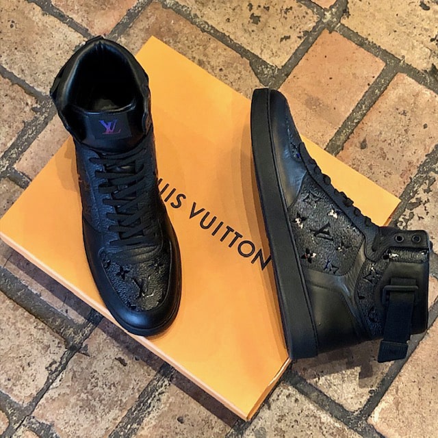LOUIS VUITTON Rivoli Hi Top Sneaker Boots 10 - More Than You Can Imagine