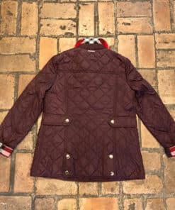 BURBERRY Quilted Jacket Bordeaux 2