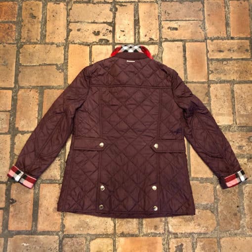 BURBERRY Quilted Jacket Bordeaux 2