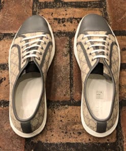 GUCCI Gray GG Captoe Sneakers 1