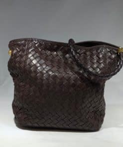 Bottega Veneta Vintage Intrecciato Brown Woven Leather Crossbody Bag –  Amarcord Vintage Fashion