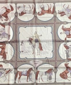 Hermes Chevaux Arabes Scarf 1