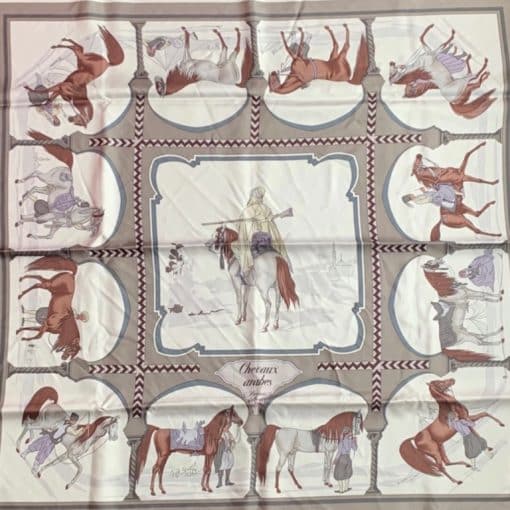Hermes Chevaux Arabes Scarf 1