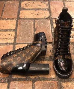 Louis Vuitton Star Trail Leather Ankle Boots at 1stDibs