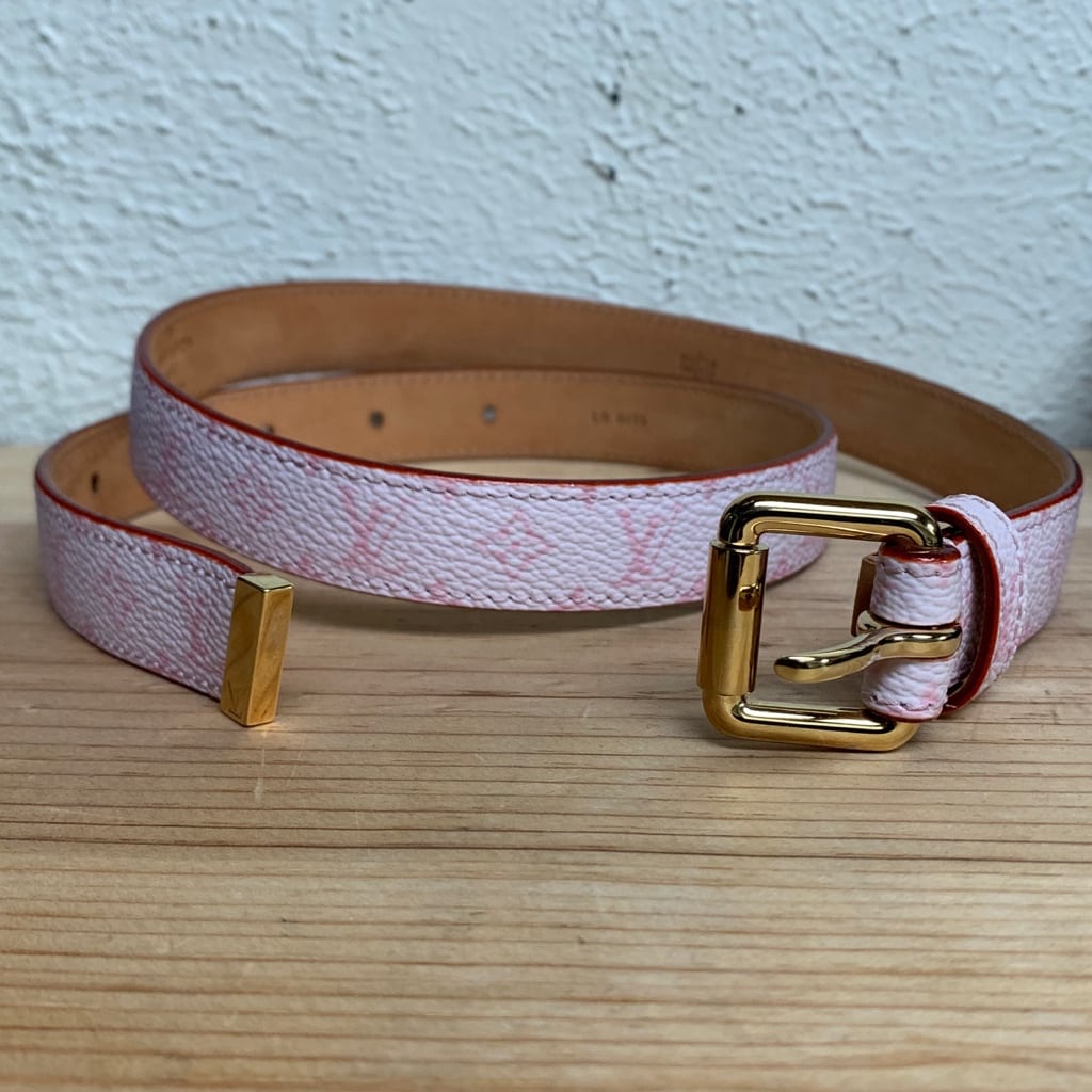 Louis Vuitton, Accessories, Louis Vuitton Pink Monogram Belt