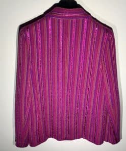 Chanel Pink Tweed Sequin Blazer 1
