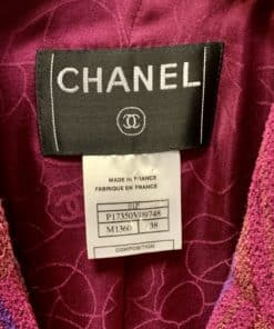 Chanel Pink Tweed Sequin Blazer 3