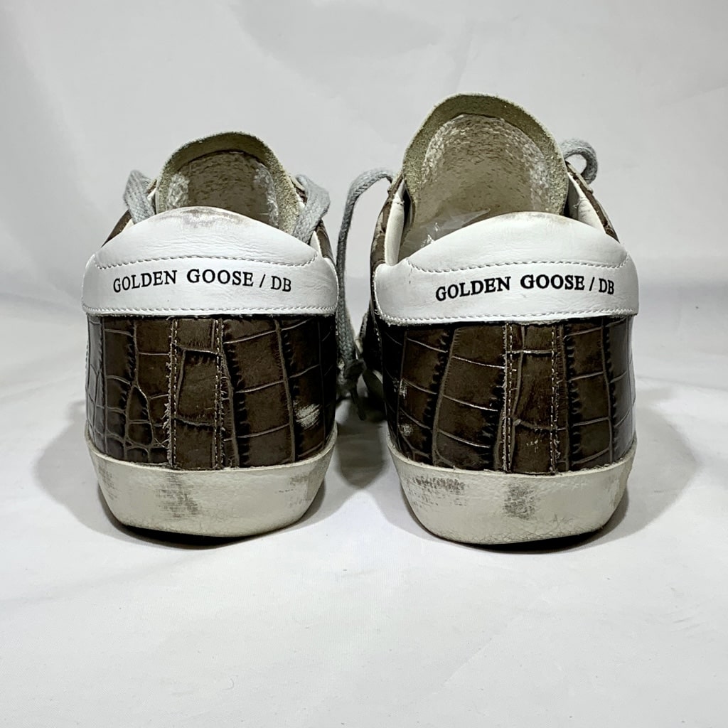 GOLDEN GOOSE Croc Embossed Superstar Sneakers 40 - More Than You Can ...