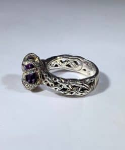 JOHN HARDY Braided Amethyst Ring 3