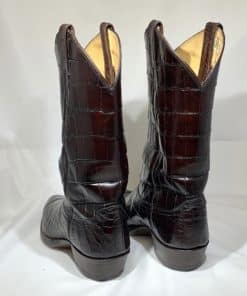 JUSTIN Alligator Cowboy Boots 2