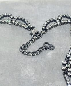 CHRISTIAN DIOR Vintage Crystal Drop Necklace 1