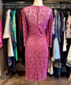 DOLCE GABBANA Lace Dress in Lilac 2